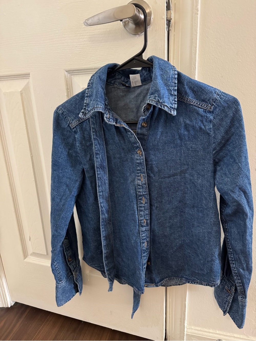 H&M Blue Denim Shirt Jacket